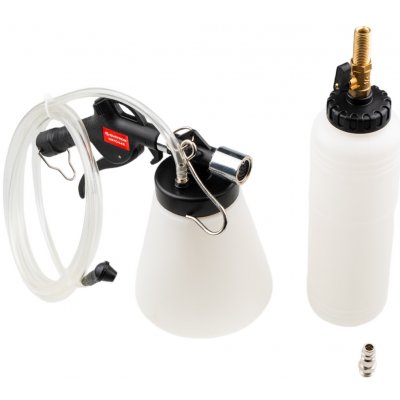 Vakuový přístroj na výměnu brzdové kapaliny + plnicí láhev - QUATROS QS70445 – Zboží Mobilmania