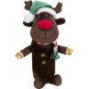 Hračka pro psa Trixie Xmas Reindeer plyšový sob s pet lahví uvnitř 45 cm