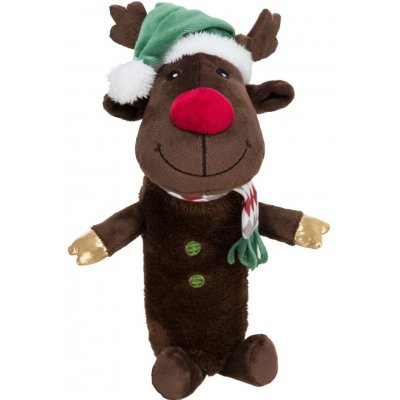 TRIXIE Xmas REINDEER plyšový sob s pet lahví uvnitř 45 cm