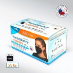 Nano M.ON Český antivirový nanorespirátor FFP2 Černá 25 ks – Zbozi.Blesk.cz