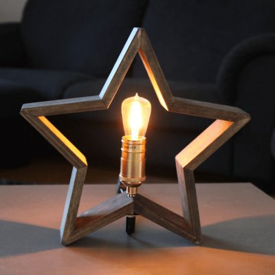 Star Trading Stolní hvězda LYSeKIL hnědá – Hledejceny.cz