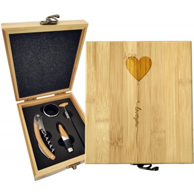 Sablio Dárková sada na víno I love you: 147×168×49 mm – Hledejceny.cz