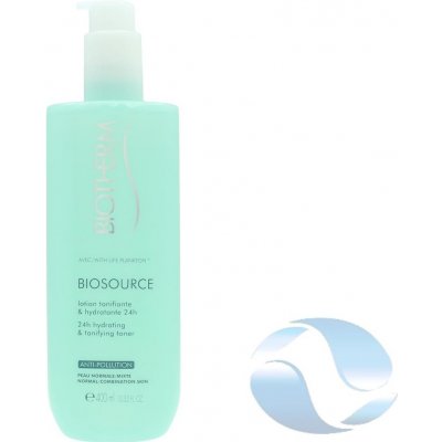 Biotherm Biosource hydratační tonikum pro normální až smíšenou pleť 24h Hydrating & Tonifying Toner 400 ml – Zbozi.Blesk.cz