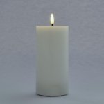 DecoLED LED svíčka vosková 7,5 x 12,5 cm bílá – Hledejceny.cz