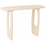 J-Line Béžový dřevěný toaletní stolek Cargo 120 x 30 cm – Zboží Dáma