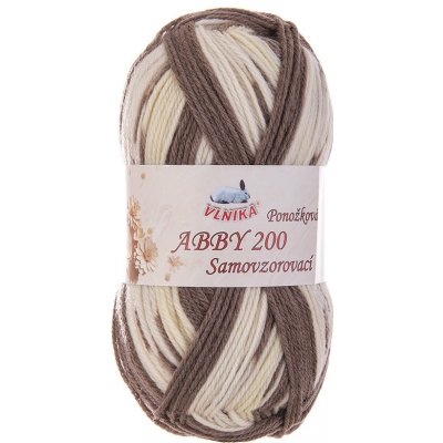 VLNIKA Příze Abby 200 samovzorovací ponožková Varianta: 44 – Hledejceny.cz