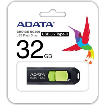 ADATA UC300 32GB ACHO-UC300-32G-RBK/GN – Zboží Mobilmania