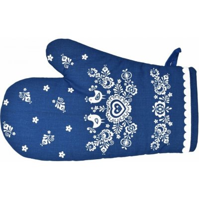 Frobyt Kuchyňská chňapka FOLK podklad modrý 28 x 18 cm – Hledejceny.cz