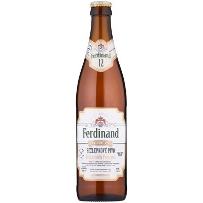 Ferdinand BEZLEPKOVÝ světlý ležák prem. 12 5% 0,5 l (sklo)