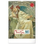 Nástěnný Alfons Mucha 2027 – Zboží Dáma