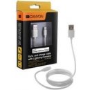 Canyon CNS-MFICAB01W Lightning/USB, 1m, bílý