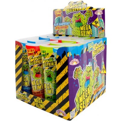 Sweet'n Fun Sour Busters mega slime kyselý sliz 16 ks