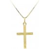 Přívěsky Beny Jewellery Zlatý Přívěsek Kříž 7150026