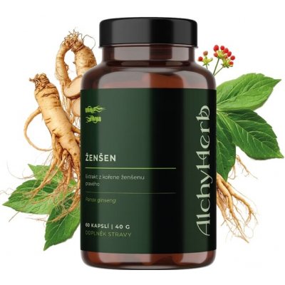 AlchyHerb Ženšen pravý 60 kapslí – Hledejceny.cz
