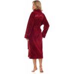 L&L dlouhý dámský župan 2413 Camelia kaštanové – Zboží Dáma