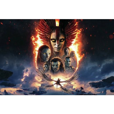 Plakát, Obraz - Avatar: Fire and Ash - Group, 40 × 26.7 cm – Zboží Dáma