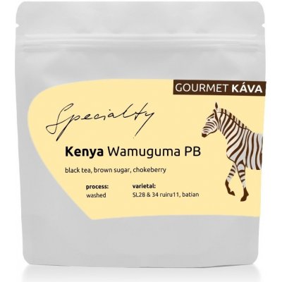 Gourmet Káva Specialty Kenya Wamuguma PB 250 g – Zboží Mobilmania