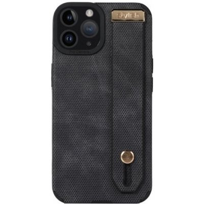 Pouzdro Appleking kožené s poutkem na ruku iPhone 13 Pro Max - černé – Zboží Mobilmania