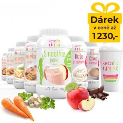 KetoFit Dvoutýdenní proteinová péče 77 porcí, 1944g – Zboží Mobilmania