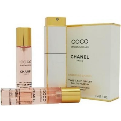 Chanel Coco Mademoiselle parfémovaná voda dámská 3 x 20 ml – Zboží Mobilmania