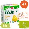 Příkrm a přesnídávka Good Gout Bio Hruška 4 x 85 g