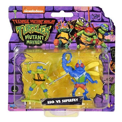 Orbico Teenage Mutant Ninja Turtles - Miniželvy NINGA, 2 ks v balení, Leo vs Superfly – Sleviste.cz