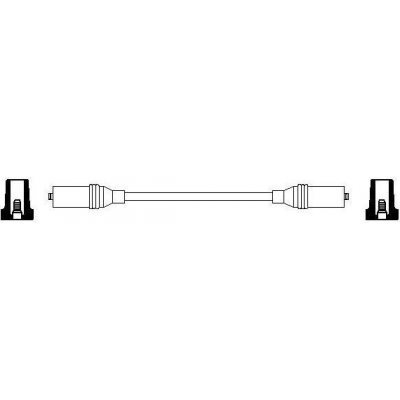 zapalovací kabel BOSCH 0 356 912 989 – Hledejceny.cz