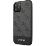 Pouzdro Guess 4G Stripe iPhone 11 šedé – Zboží Mobilmania