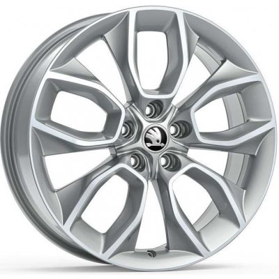 Škoda Crater 7x19 5x112 ET43 silver metallic – Hledejceny.cz