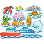 Teddies Vodolepky Moje první zvířátka oceán pěnová sada se síťkou 12ks – Sleviste.cz