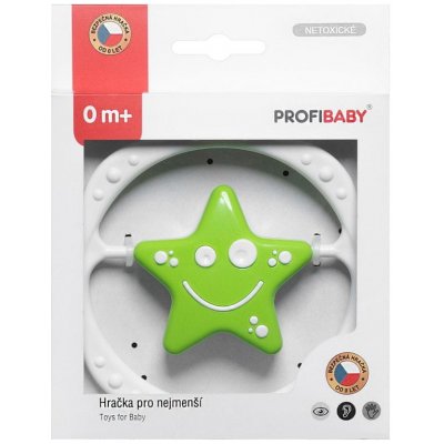 Profibaby Kruh hvězdička v krabičce zeleno bílý – Zboží Mobilmania