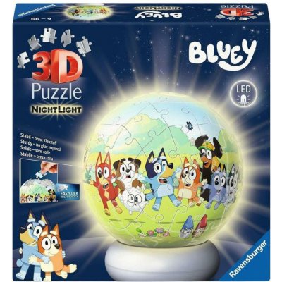 RAVENSBURGER 3D puzzle Svítící Bluey 72 ks – Sleviste.cz