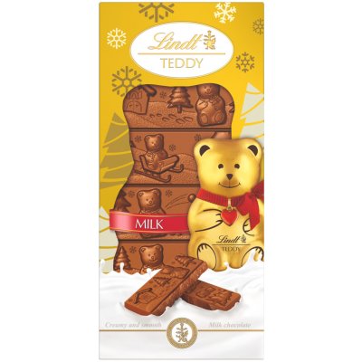 Lindt Teddy tabulková Mléčná čokoláda 120 g – Sleviste.cz