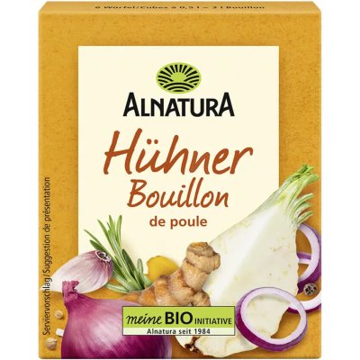 Alnatura Bio kuřecí vývar 6 x 11 g – Zboží Dáma