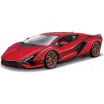 Bburago Lamborghini Sián FKP 37 červená 1:18 – Zbozi.Blesk.cz