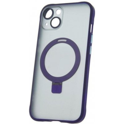 Forever Silikonové TPU Mag Ring iPhone 14 Plus fialové