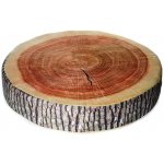 Gaby Polštář Dřevo kulaté 40x15 cm – Zboží Dáma