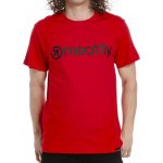 Meatfly pánské tričko MF Logo Bright red – Zboží Dáma