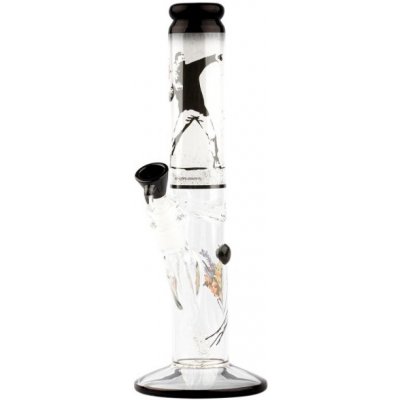 Grace Glass Bong Banksy's Graffiti' Flower Thrower sklo 34cm