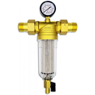 Hydroimpex MICRON mosazný filtr s odkalením DN25 - 1 – Hledejceny.cz