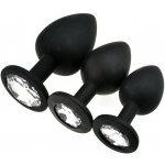 SuperLove Jewel Silicone Butt Plugs Training Kit Black-Clear – Sleviste.cz
