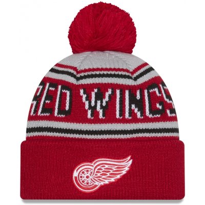 New Era Pánská zimní čepice Detroit Red Wings NHL Pom Wordmark – Hledejceny.cz