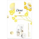 Dove Nourishing Secrets Pečující Rituál Kokos sprchový gel 250 ml + tělové mléko 250 ml + zrcátko dárková sada