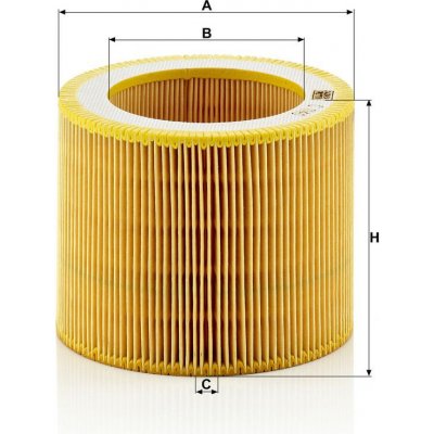 MANN-FILTER Vzduchový filtr MANN C1140 (MF C1140) – Hledejceny.cz
