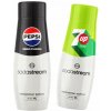 Šťáva SodaStream 7up zero sirup + Pepsi Max 2 x 440 ml