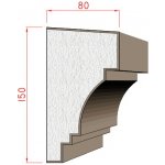 Dekora-Stuck Parapet 150x80mm 312010 – Sleviste.cz