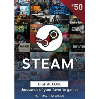 Valve Steam Dárková Karta 50 €