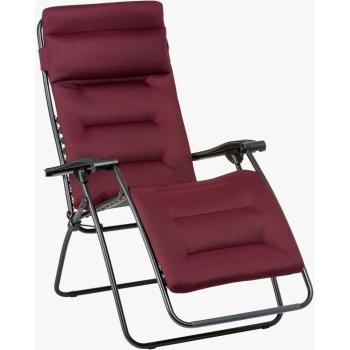 Lafuma MOBILIER Relaxační křeslo RSX Clip, černý rám, 4 barvy Air Comfort, mimo Coral Blue, Acier (černá)