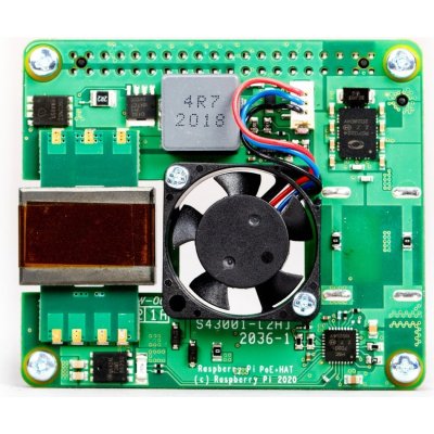 Raspberry Pi PoE+ HAT – Zbozi.Blesk.cz