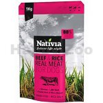 Nativia Dog REAL Meat Beef & Rice 8 kg – Hledejceny.cz